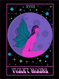 violet moons tarot card